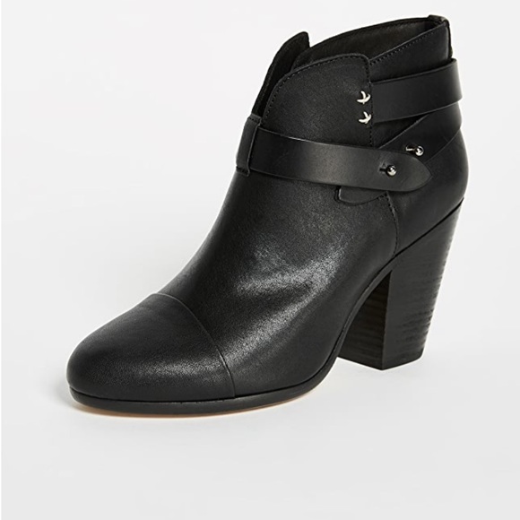 Rag & Bone Harrow Booties in Black - Picture 2 of 12